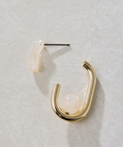 《チタンポスト》 後環設計 樹脂 耳釘