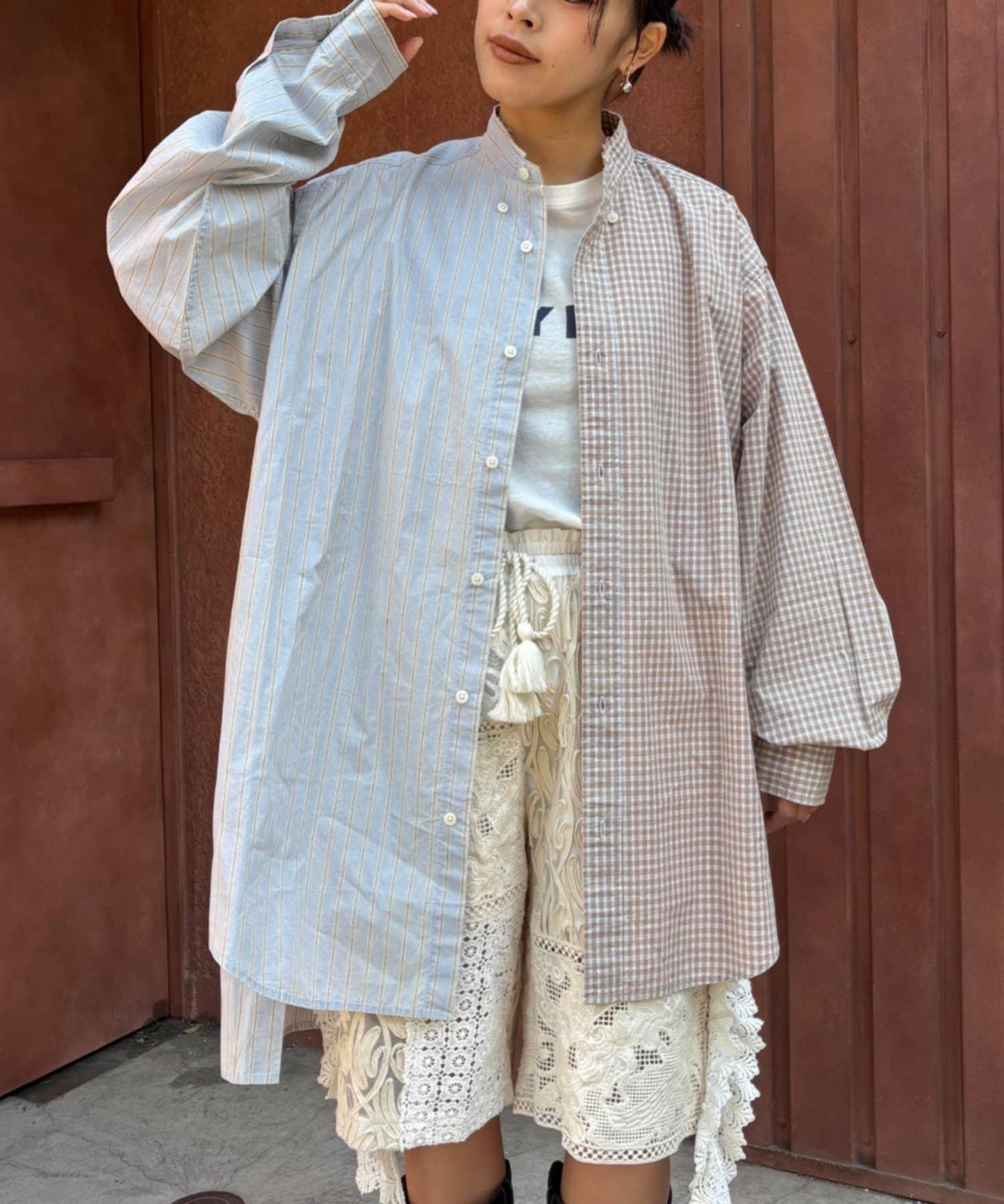 etsinta/エシンタ 府綢寬鬆襯衫（展會款）