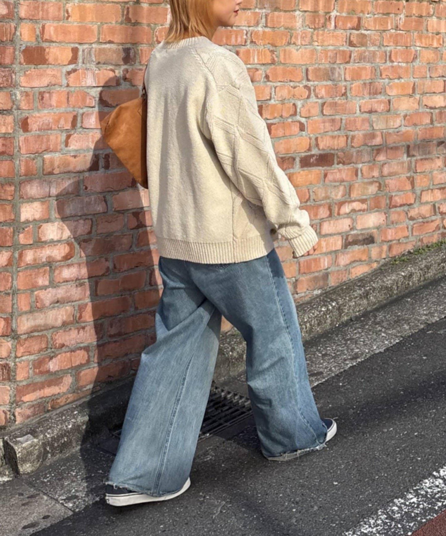 UNISEX 菱形網眼 圓領 針織開衫 26SS展示會款
