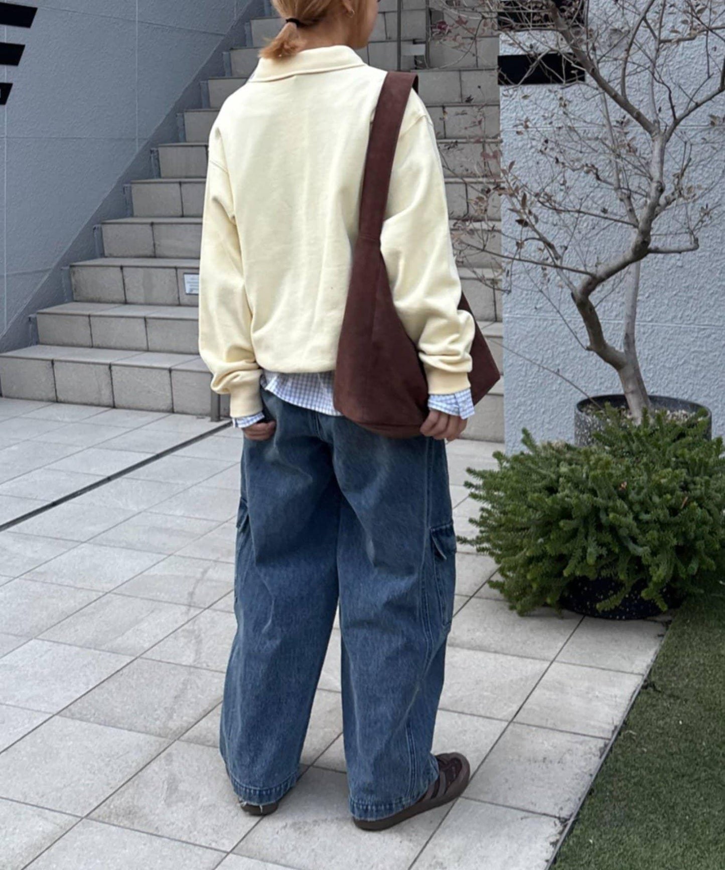 26SS展會款 UNISEX 毛圈Polo領 衛衣
