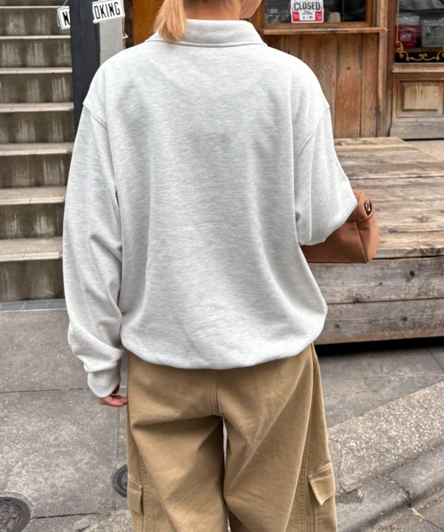 26SS展會款 UNISEX 毛圈Polo領 衛衣