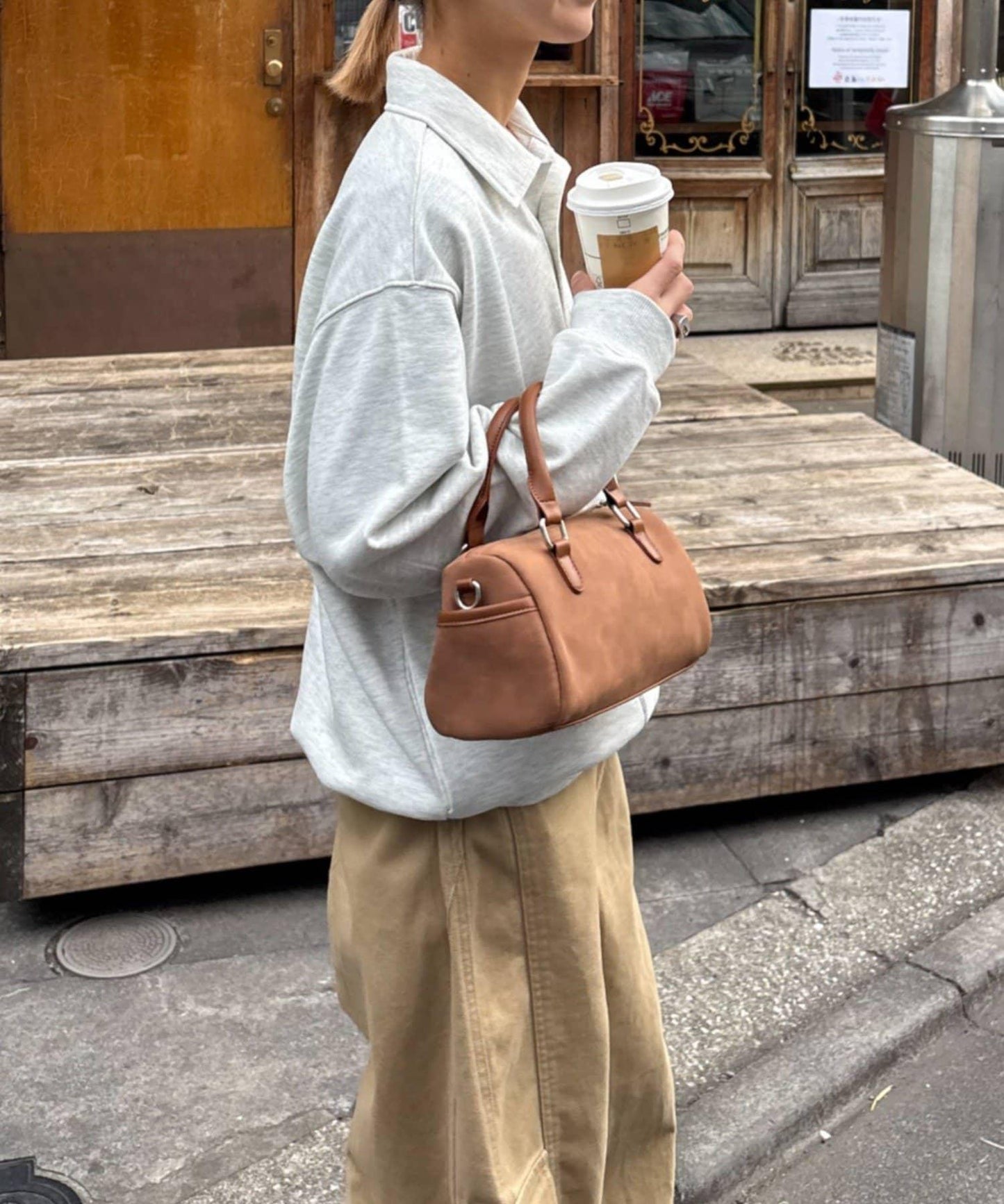 26SS展會款 UNISEX 毛圈Polo領 衛衣
