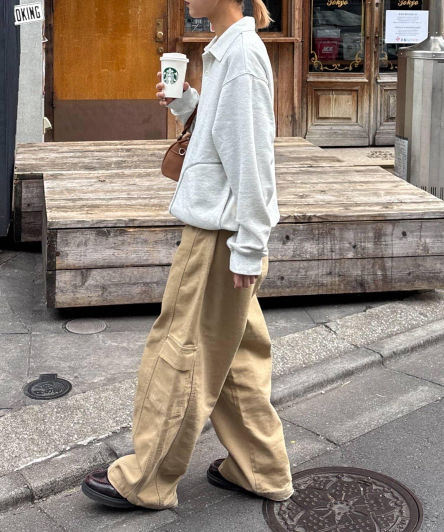 26SS展會款 UNISEX 毛圈Polo領 衛衣