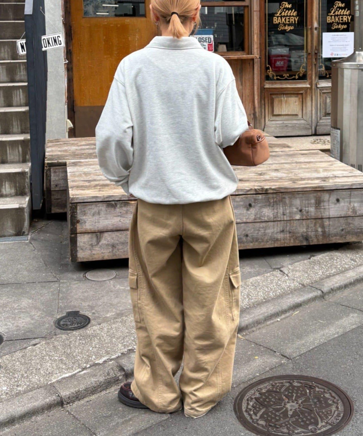 26SS展會款 UNISEX 毛圈Polo領 衛衣