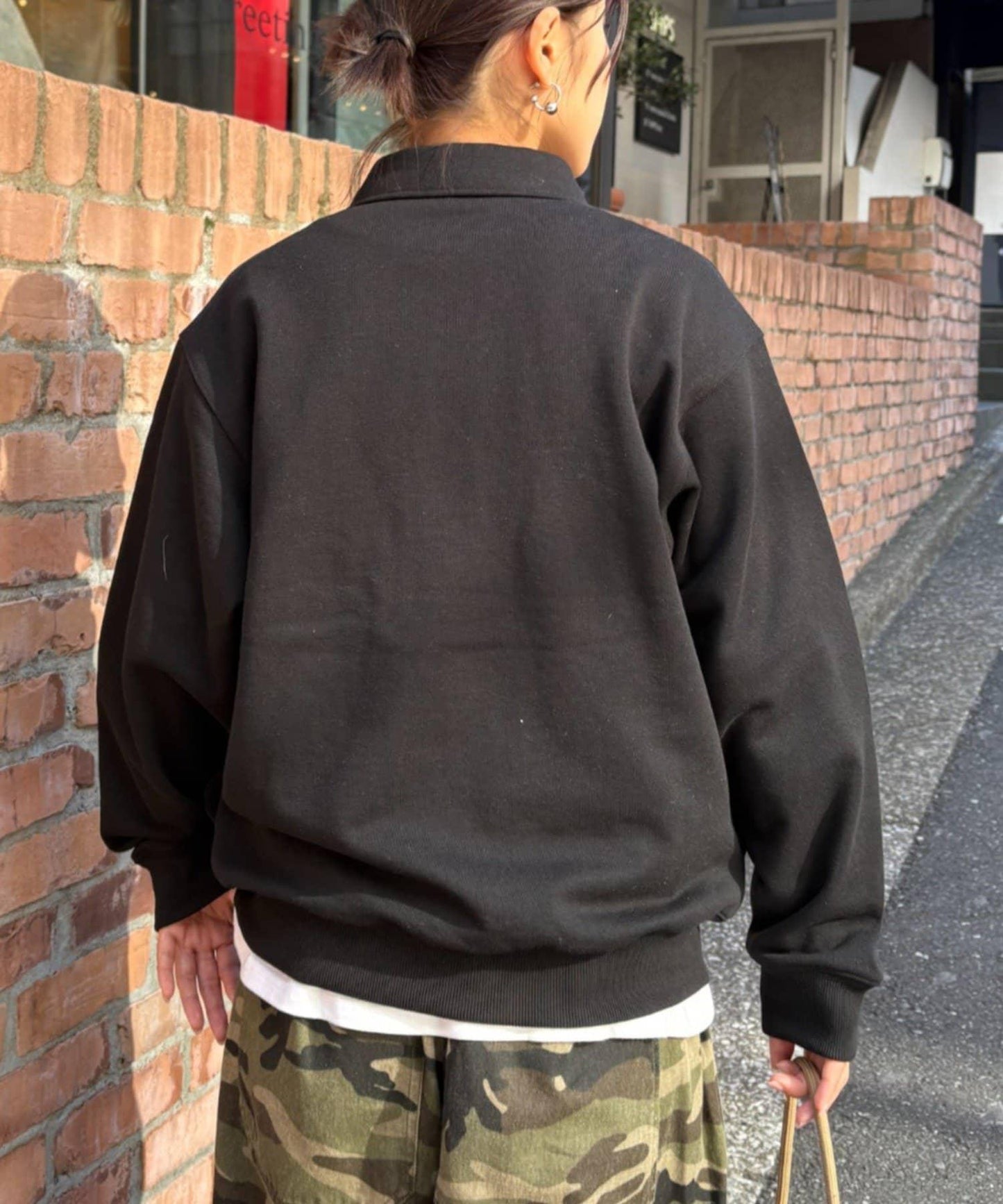 26SS展會款 UNISEX 毛圈Polo領 衛衣