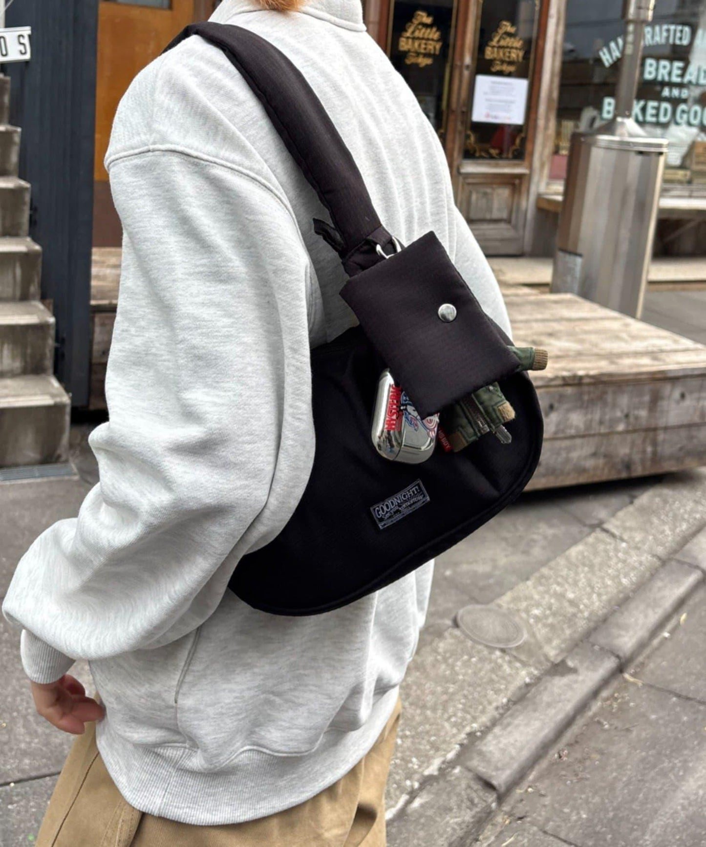 26SS展示會款 附小包夾棉手提包