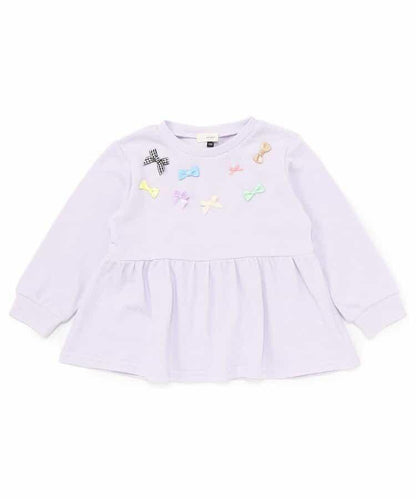 蝴蝶結點綴 荷葉邊設計 T恤