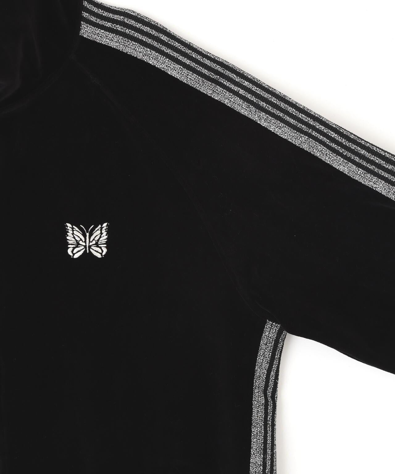 NEEDLES LHP EXCLUSIVE TRACK JACKET C/PE VELOUR BLACK款 運動夾克