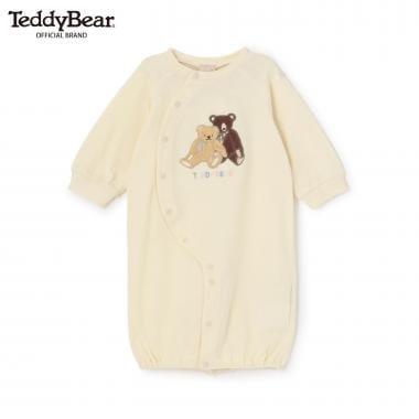 TeddyBear 貼布 2WAY 連體衣