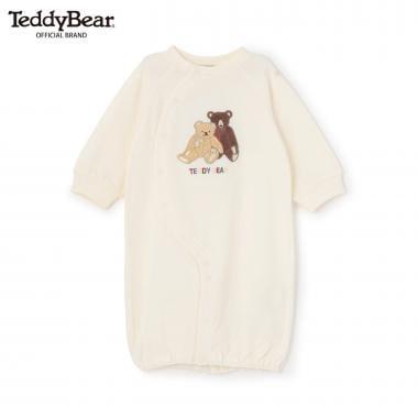 TeddyBear 貼布 2WAY 連體衣