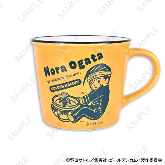 黃金神威（黃金神威） 比茲尼斯系列 尾形百之助 琺琅風馬克杯 D款