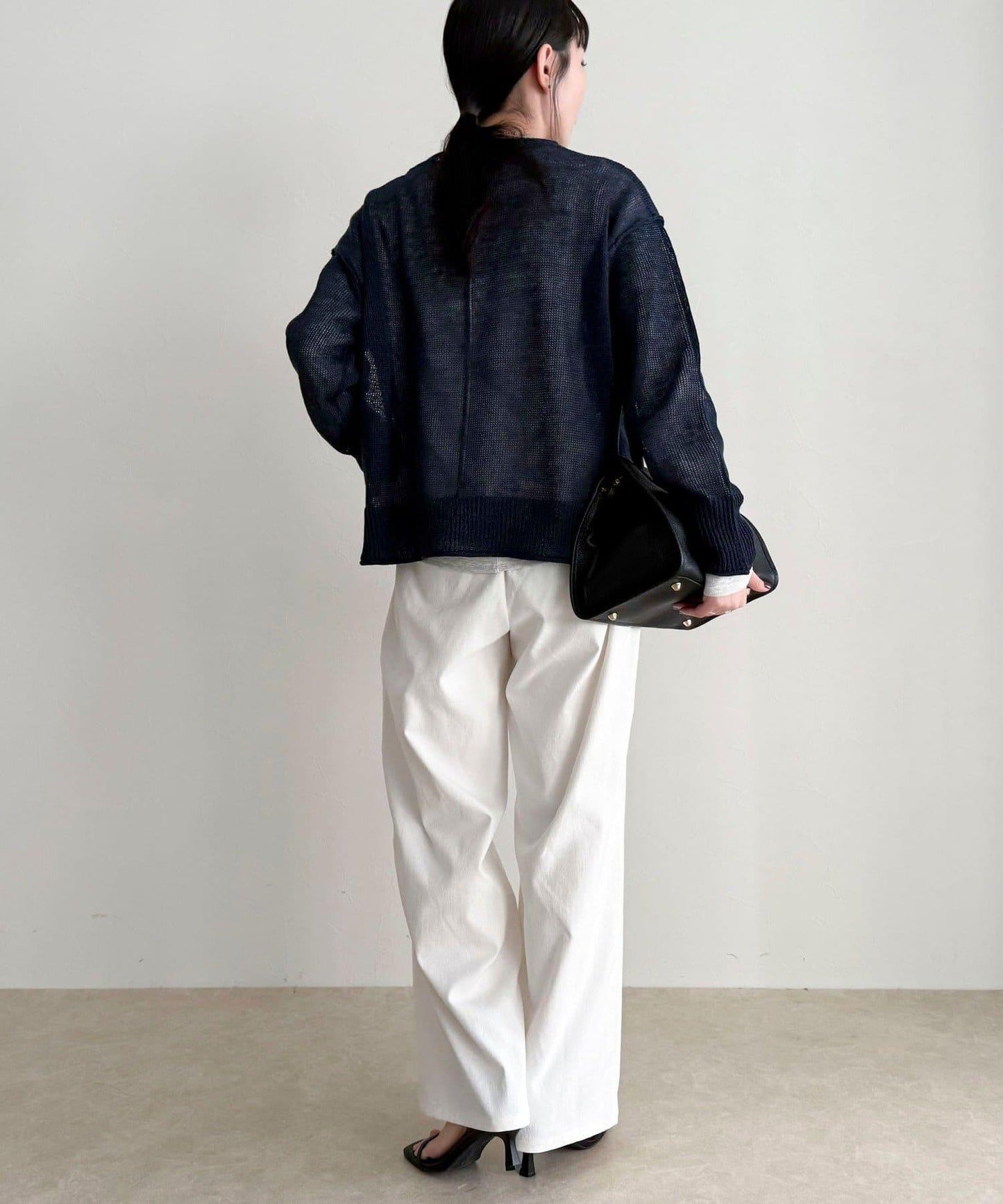 LINEN100 亞麻針織套頭衫