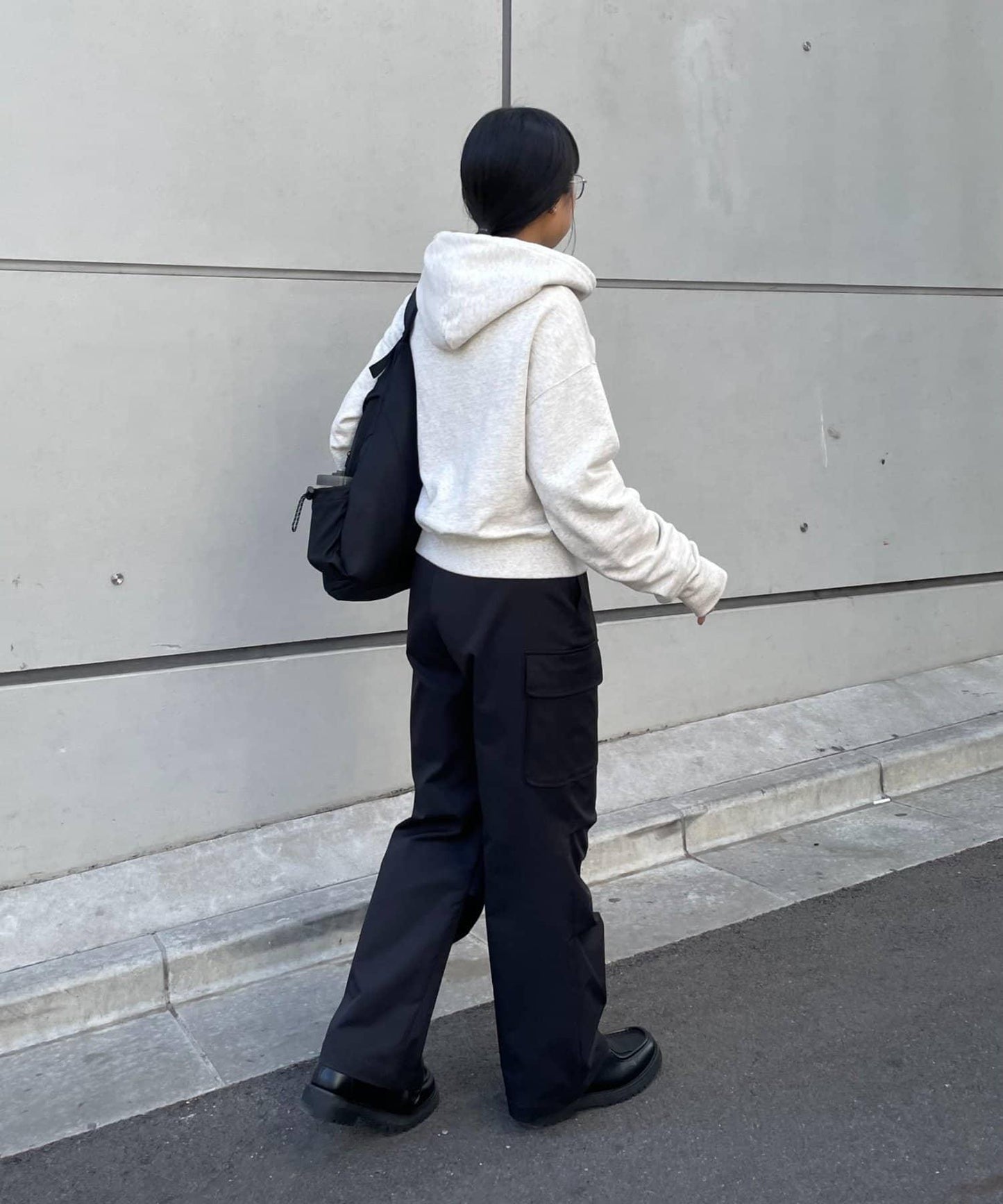 褶皺設計工裝褲