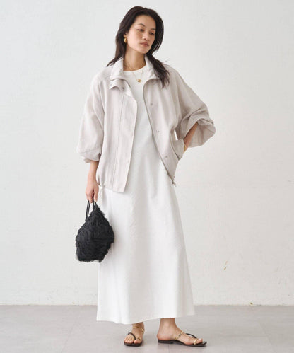 Loungedress 針織亨利領連衣裙