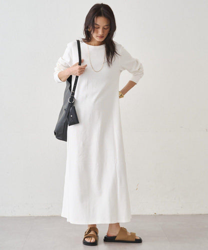 Loungedress 針織亨利領連衣裙