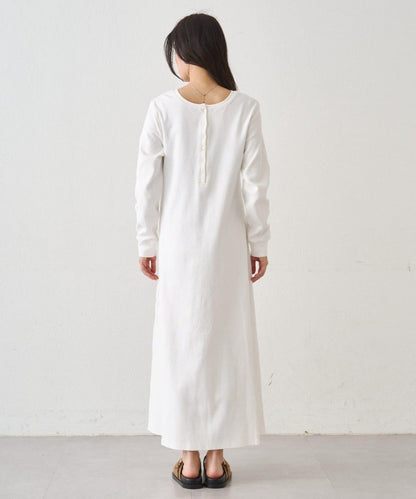 Loungedress 針織亨利領連衣裙