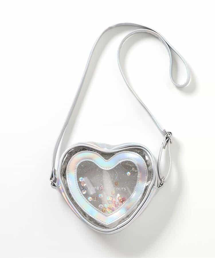 心形透明小挎包