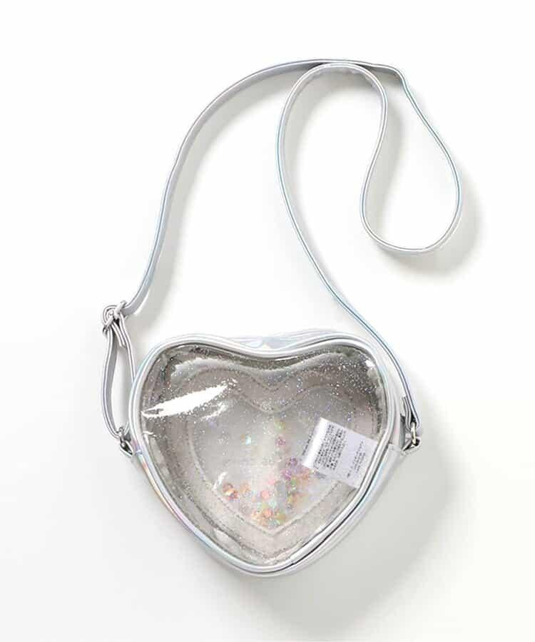 心形透明小挎包