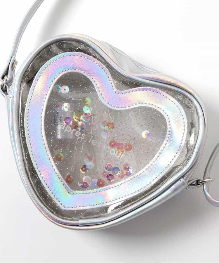 心形透明小挎包