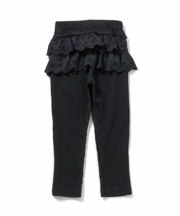 後背荷葉邊設計 7days Style pants 十分丈 打底褲