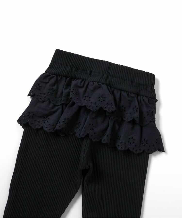後背荷葉邊設計 7days Style pants 十分丈 打底褲