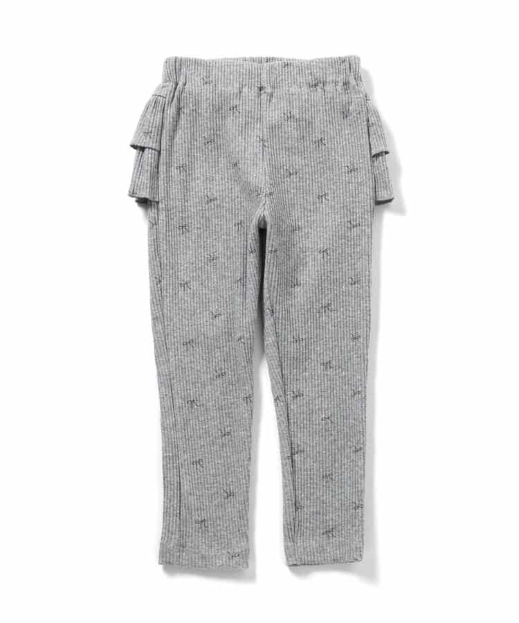 後背荷葉邊設計 7days Style pants 十分丈 打底褲