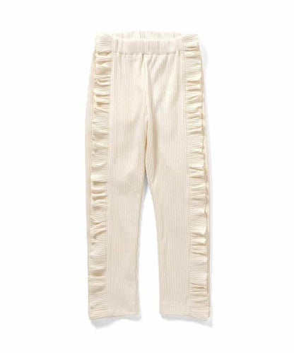 側邊荷葉邊 7days Style pants 全長打底褲