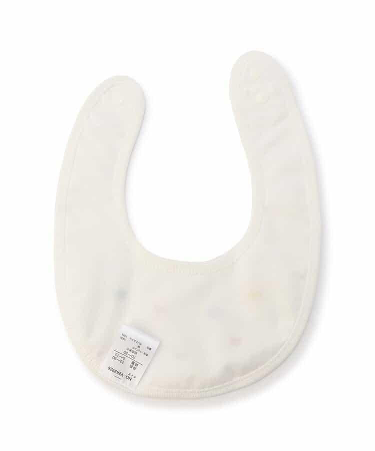 心形雛菊刺繡嬰兒圍兜