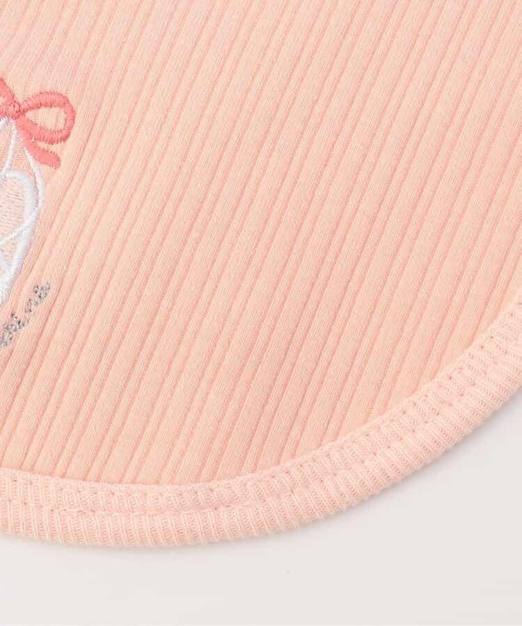 主題刺繡羅紋嬰兒圍兜