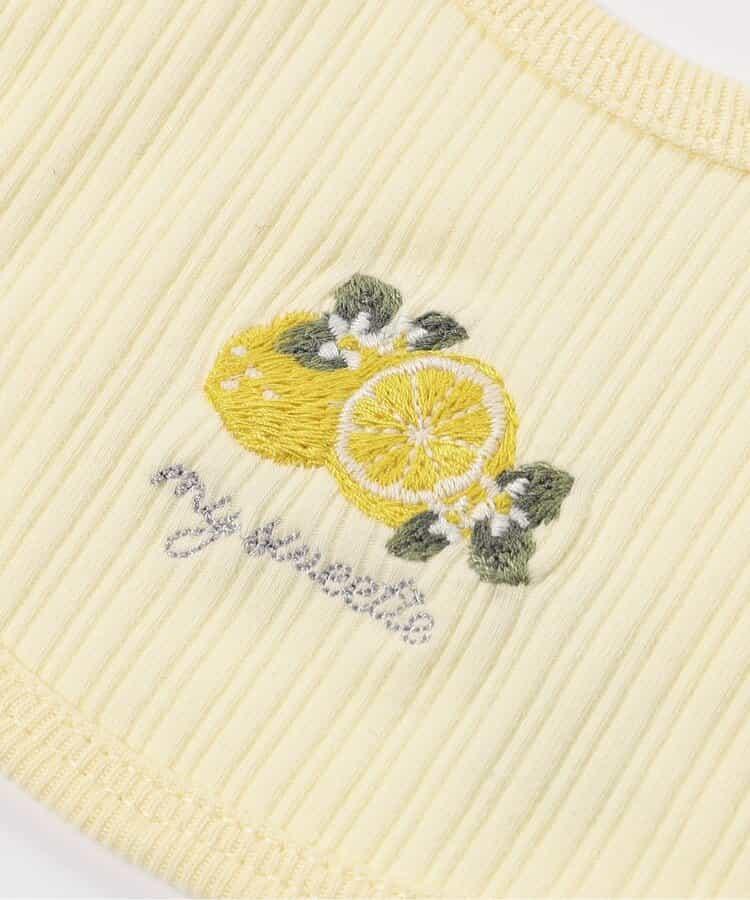 主題刺繡羅紋嬰兒圍兜