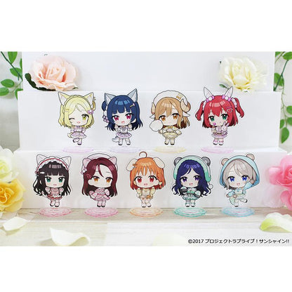 ラブライブ！サンシャイン!! 是 IP，按規則需： 作品名：保留日文＋括號內官方中文 系列名：只用中文（不保留日文，不直譯，但需為中國可識別的系列固有名） 角色名：保留日文原名 商品種類：中文 “ぷちちょこ”在中文市場通常被認作 **Q 版小巧風格系列**，無固定官方中文，因此需給出**可被識別、可規模化使用的中文系列名**，這裡統一為： “Q版小巧系列” 最終標題如下： ラブライブ！サンシャイン!!（LoveLive! Sunshine!! 學園偶像計劃） Q版小巧系列 津島善子 亞克力立牌 動物服裝款