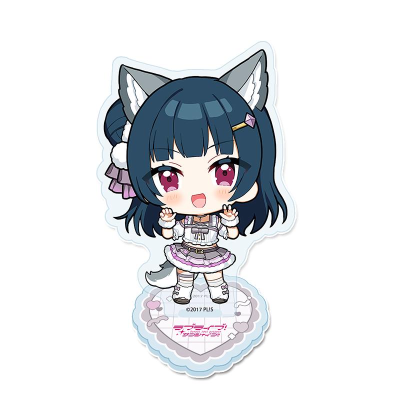 ラブライブ！サンシャイン!! 是 IP，按規則需： 作品名：保留日文＋括號內官方中文 系列名：只用中文（不保留日文，不直譯，但需為中國可識別的系列固有名） 角色名：保留日文原名 商品種類：中文 “ぷちちょこ”在中文市場通常被認作 **Q 版小巧風格系列**，無固定官方中文，因此需給出**可被識別、可規模化使用的中文系列名**，這裡統一為： “Q版小巧系列” 最終標題如下： ラブライブ！サンシャイン!!（LoveLive! Sunshine!! 學園偶像計劃） Q版小巧系列 津島善子 亞克力立牌 動物服裝款