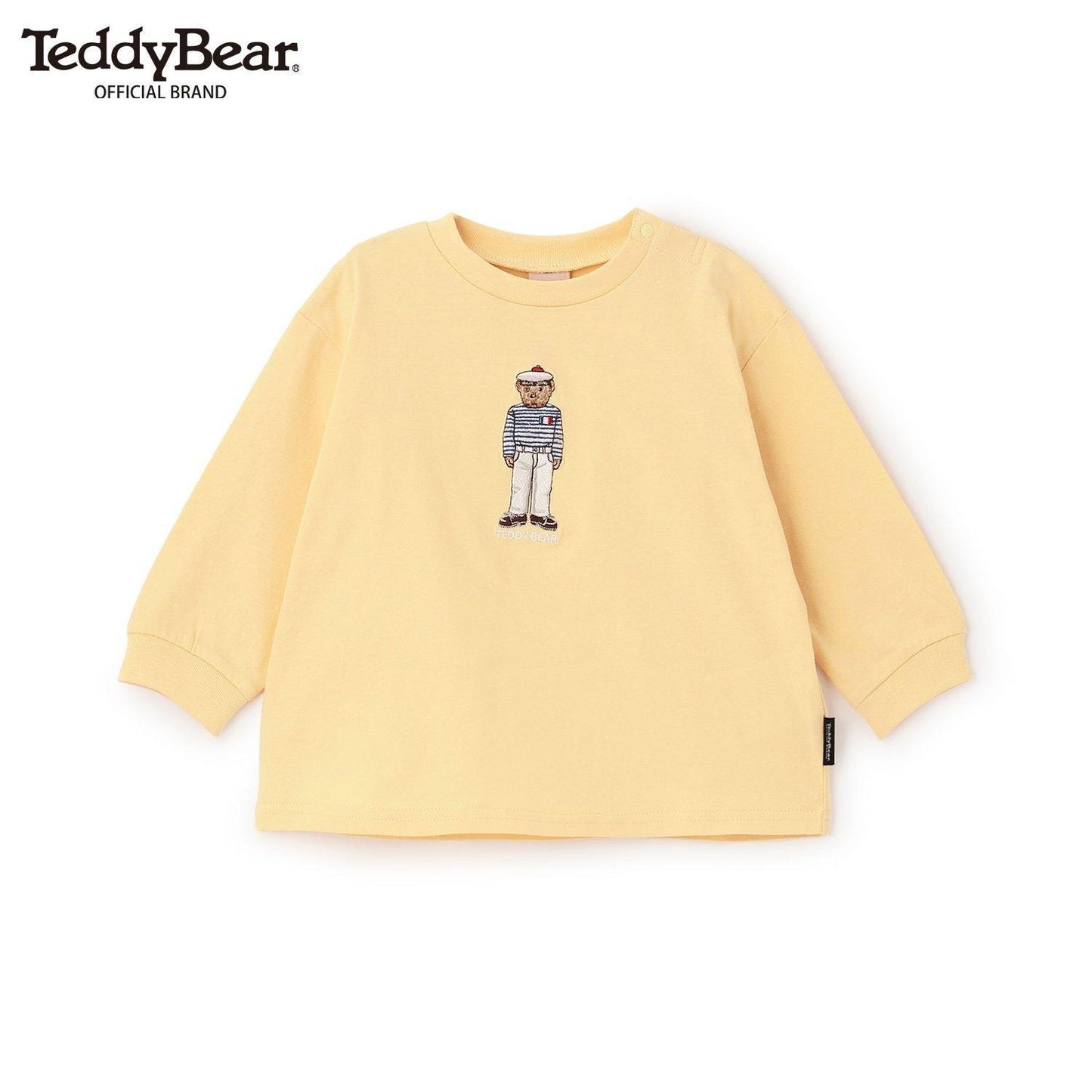 TeddyBear 刺繡長袖T恤