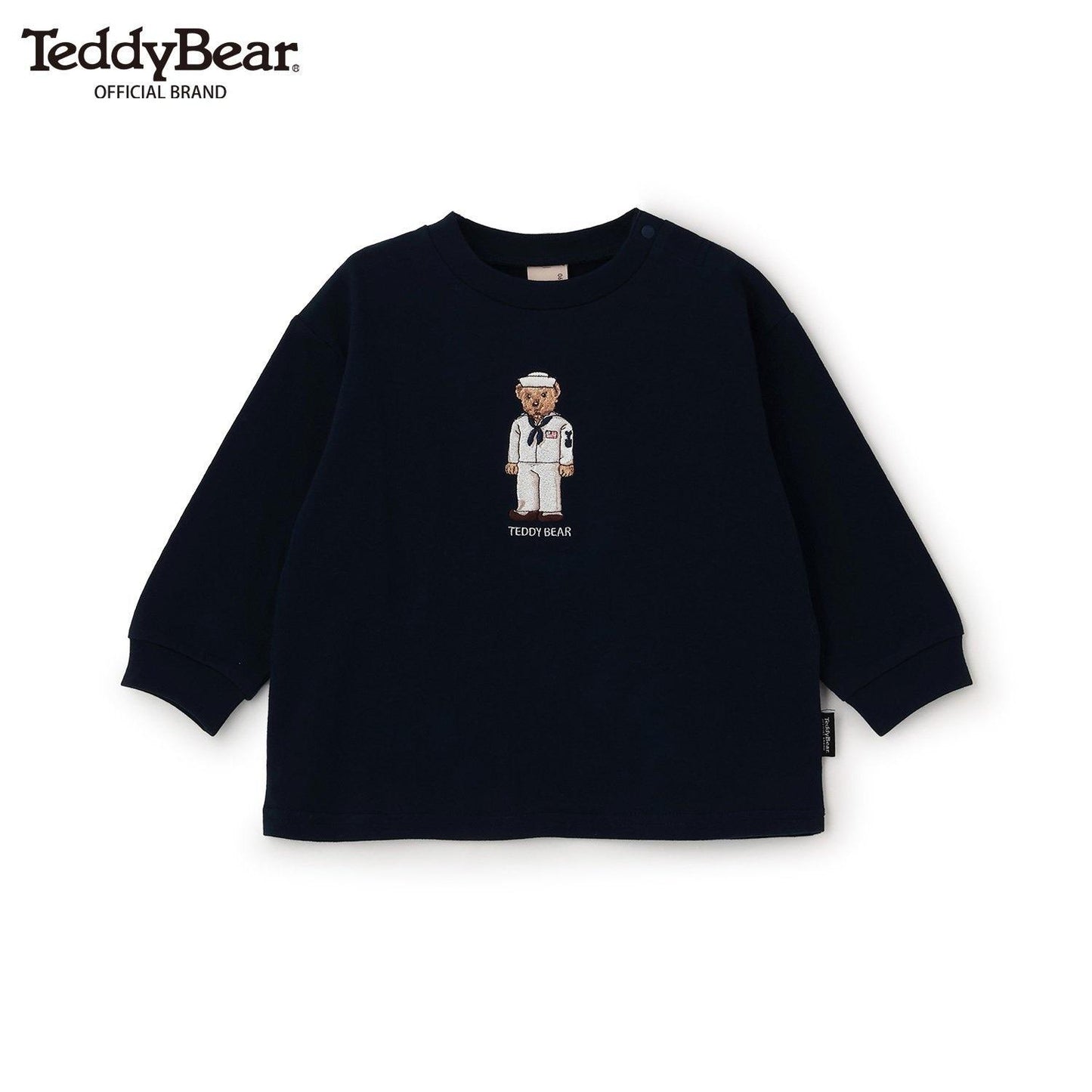 TeddyBear 刺繡長袖T恤