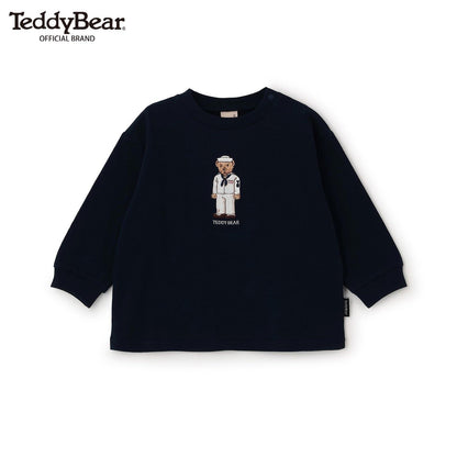TeddyBear 刺繡長袖T恤