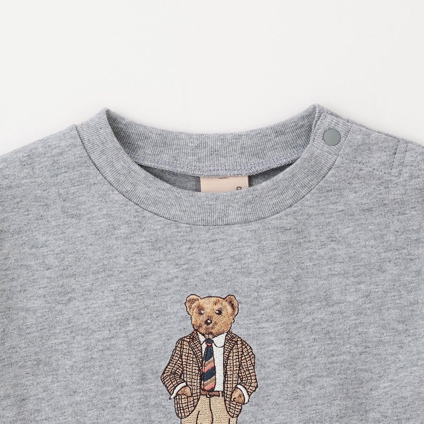 TeddyBear 刺繡長袖T恤