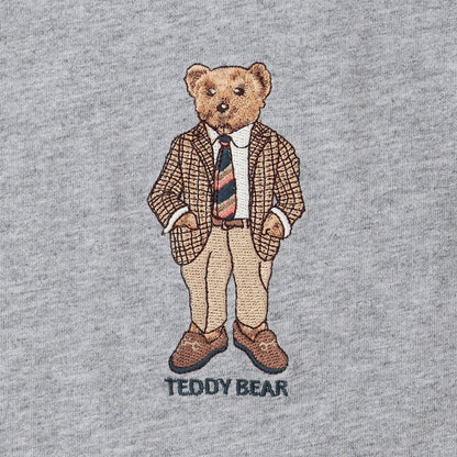 TeddyBear 刺繡長袖T恤