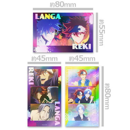 《無限滑板》 暦&ランガ 閃光貼紙套裝