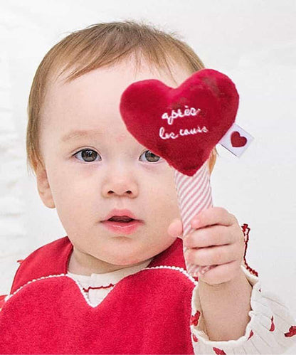 愛心與星星圖案搖鈴