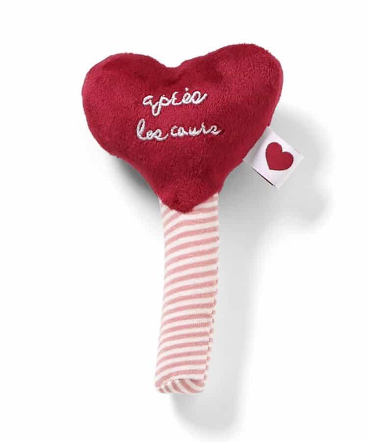 愛心與星星圖案搖鈴