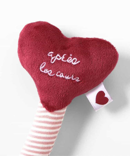 愛心與星星圖案搖鈴