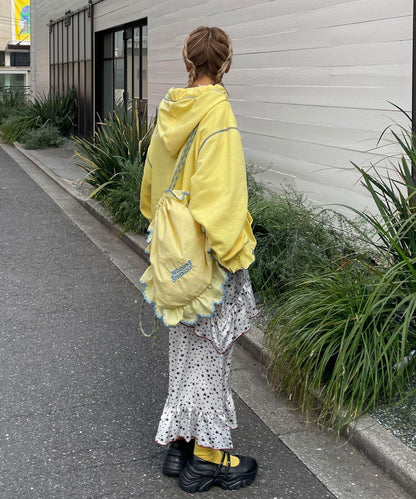 HELLO.SANFRANCISCO ハローサンフランシスコ 大蝴蝶結毛圈連帽衛衣
