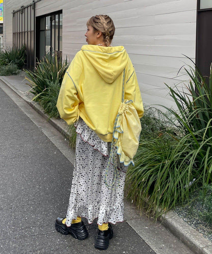 HELLO.SANFRANCISCO ハローサンフランシスコ 大蝴蝶結毛圈連帽衛衣