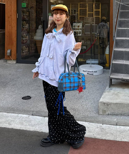 HELLO.SANFRANCISCO ハローサンフランシスコ 大蝴蝶結設計 毛圈面料 連帽衛衣