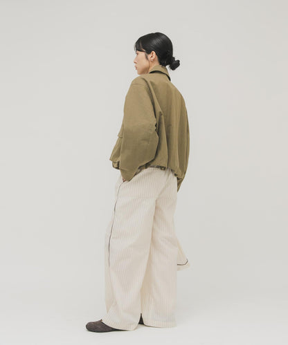 條紋休閒褲