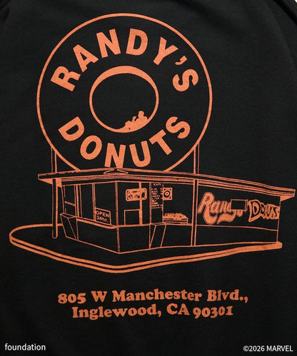 IRON MAN2 Randys Donuts 印花衛衣 黑色
