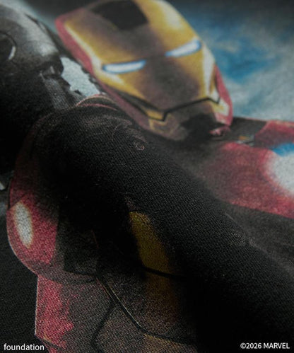 IRON MAN2 Randys Donuts 印花衛衣 黑色