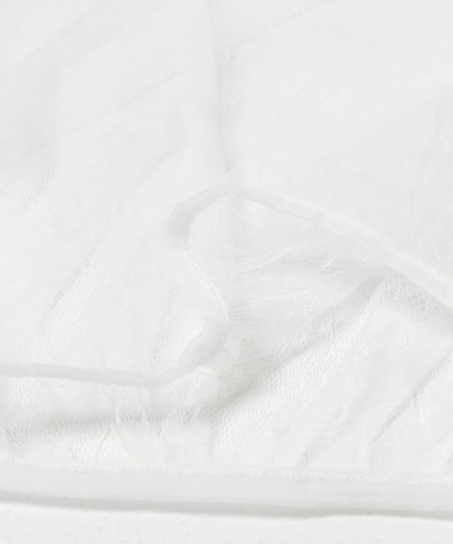 AMOMENTO SHEER LACE MOCK NECK TOP 上衣