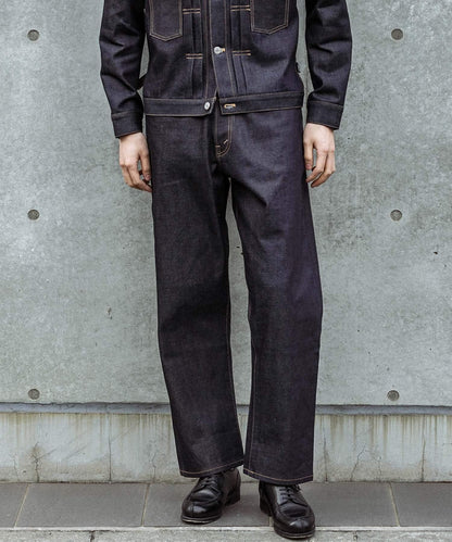 皮馬棉 寬鬆 DENIM PANTS 牛仔褲 #JAY