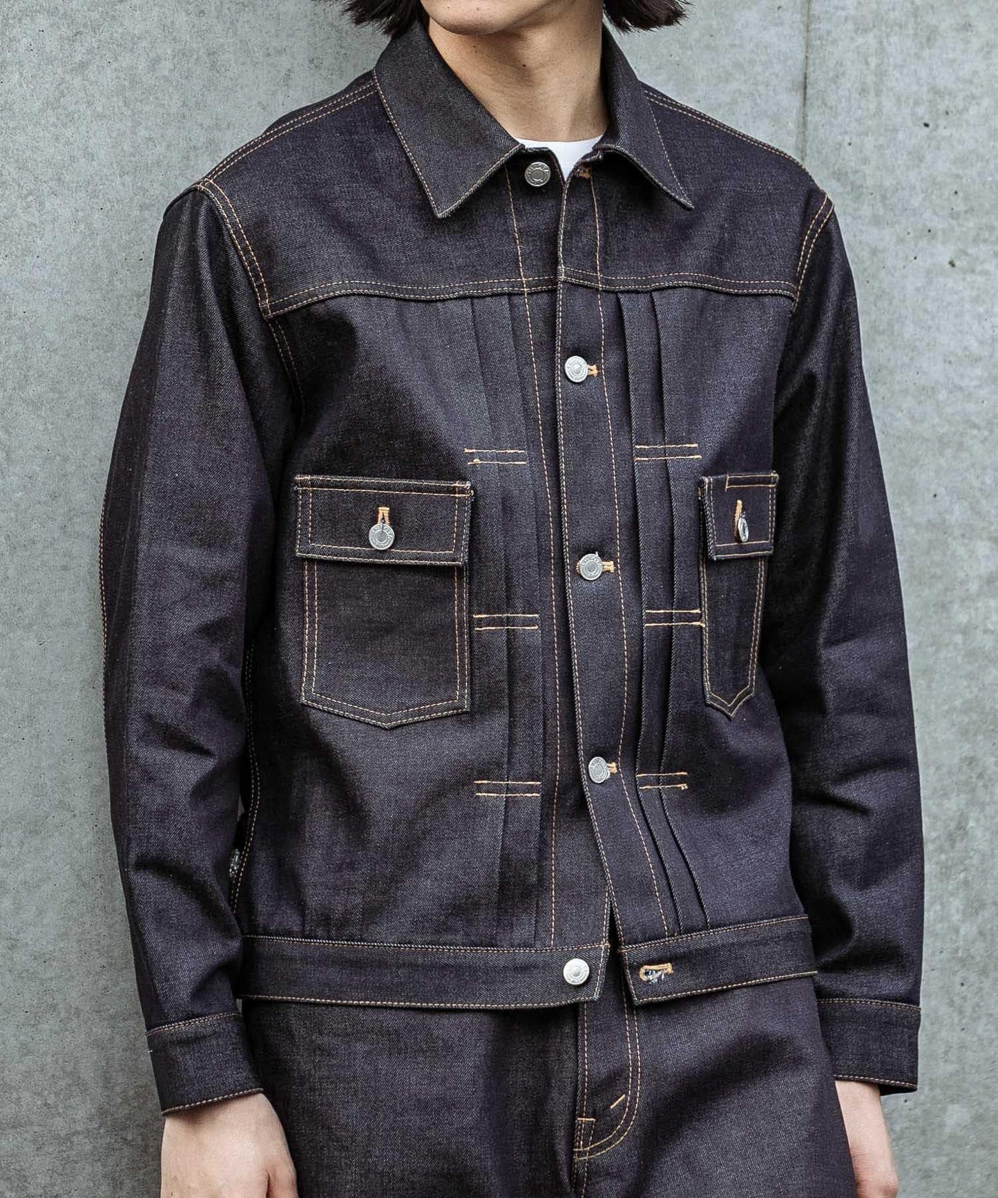 SHIOTA 皮馬棉DENIM JACKET 牛仔夾克 BEN款